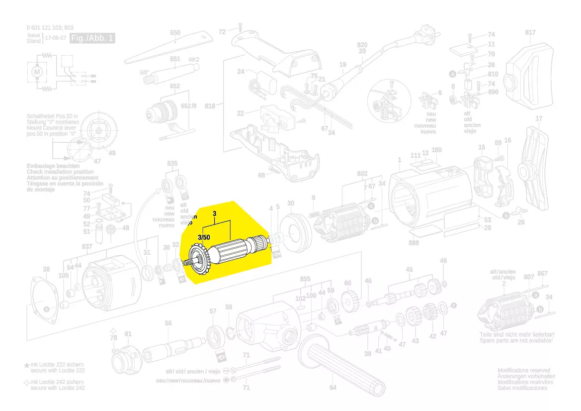 Induit BOSCH réf. 1 619 P13 608